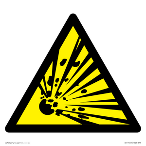 Warning Symbol: Explosive material